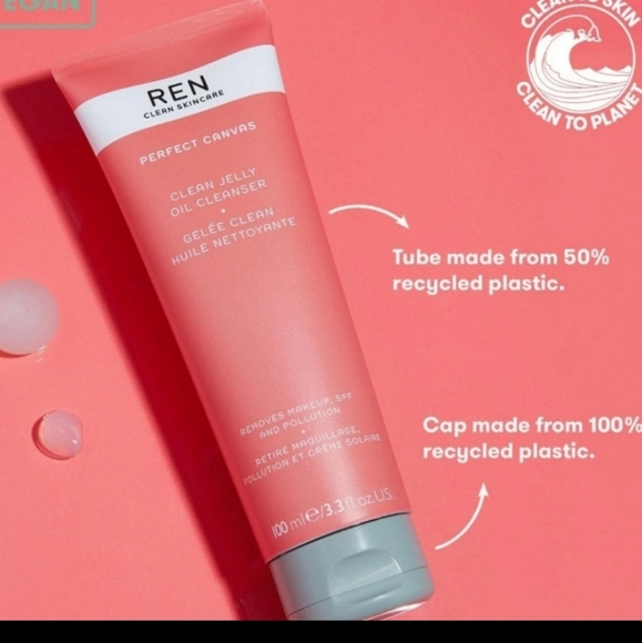 NEW!! REN Perfect Canvas Clean Jelly, 3.3oz - Picture 2 of 8